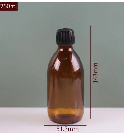 ●Флакон, янтарный, 250мл BS041-250 DARK