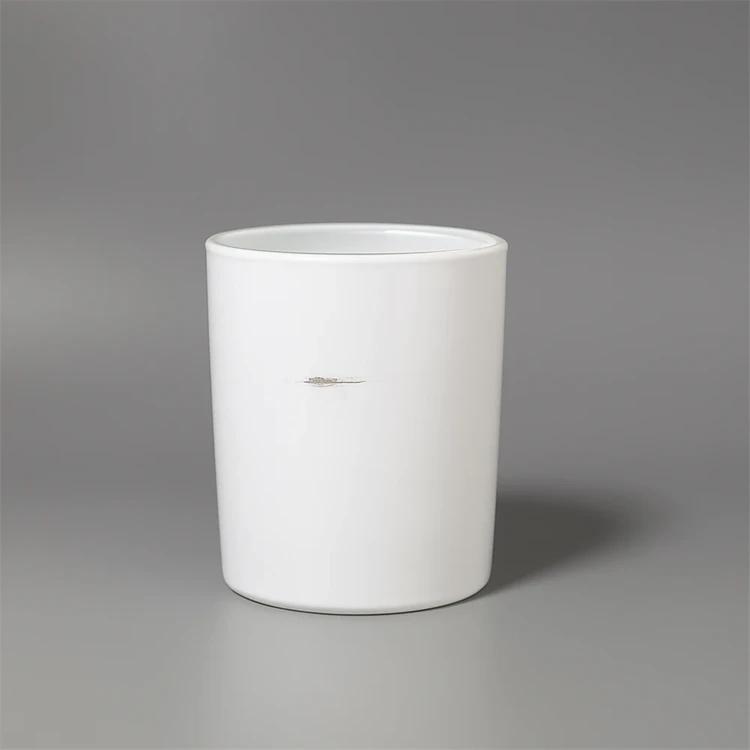 Баночка для свечей белая, бамбуковая крышка, 170 мл UCENKA-Z002-170:EZ WHITE