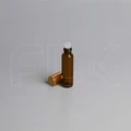 Флакон-роллер 10мл, коричневое стекло со стеклянным роликом (кратно 5) M100-10
