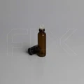 Флакон-роллер 10мл, коричневое стекло со стеклянным роликом (кратно 5) M100-10