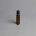 Флакон-роллер 10мл, коричневое стекло со стеклянным роликом (кратно 5) M100-10