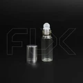 Флакон-роллер 4мл, прозрачное стекло со стеклянным роликом (кратно 5) M101-4