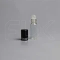 Флакон-роллер 4мл, прозрачное стекло со стеклянным роликом (кратно 5) M101-4