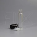 Флакон-роллер 10мл, прозрачное стекло со стеклянным роликом (кратно 5) M101-10