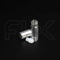 Флакон-роллер 4мл, прозрачное стекло со стеклянным роликом (кратно 5) M101-4