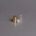 Флакон-роллер 2мл, прозрачное стекло со стеклянным роликом (кратно 5) M101-2