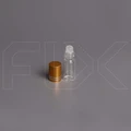 Флакон-роллер 4мл, прозрачное стекло со стеклянным роликом (кратно 5) M101-4