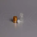 Флакон-роллер 4мл, прозрачное стекло со стеклянным роликом (кратно 5) M101-4