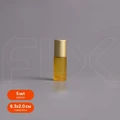 Флакон-роллер 5мл, стеклянный со стеклянным роликом (кратно 5) M130-5:AO
