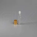 Флакон-роллер 10мл, прозрачное стекло со стеклянным роликом (кратно 5) M101-10