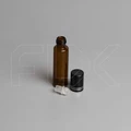 Флакон-роллер 10мл, коричневое стекло со стеклянным роликом (кратно 5) M100-10