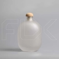 Флакон для аромадиффузора, 505мл, матовый, деревянная пробка W_BS037-505 MATTE