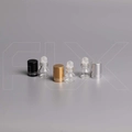 Флакон-роллер 1мл, прозрачное стекло со стеклянным роликом (кратно 5) M101-1