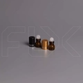 Флакон-роллер 1мл, коричневое стекло со стеклянным роликом (кратно 5) M100-1