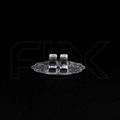 Деревянный фитиль для свечей, круглый, с держателем, 15x120 мм (кратно 20) DF002-15x120:GE