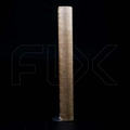 Деревянный фитиль для свечей, круглый, с держателем, 15x120 мм (кратно 20) DF002-15x120:GE