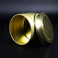 Баночка для свечей, металлическая, с крышкой, 120 мл Z011-120 GOLD