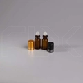 Флакон-роллер 4мл, коричневое стекло со стеклянным роликом (кратно 5) M100-4