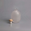 УЦЕНКА-Флакон для аромадиффузора, 255мл, матовый, деревянная пробка UCENKA-BS037-255 MATTE
