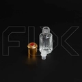 Флакон-роллер 6мл, стеклянный со стеклянным роликом, красный камень 0_M170-6 RED