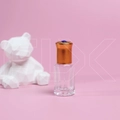 Флакон-роллер 6мл, стеклянный со стеклянным роликом, синий камень 0_M170-6 BLUE