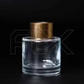 Флакон для аромадиффузора, 50мл, цилиндр (золотистый) 0_D001-50-GOLD