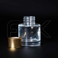 Флакон для аромадиффузора, 50мл, цилиндр (золотистый) 0_D001-50-GOLD