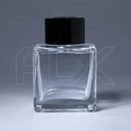 Флакон для аромадиффузора, 50мл, квадрат (черный) 0_D002-50-BLACK