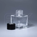 Флакон для аромадиффузора, 50мл, квадрат (черный) 0_D002-50-BLACK