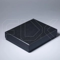 Коробочка с черной вкладкой для помадок 5 мл, черный 0_K015-135x110x30 (P001-5)-BLACK