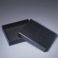 Коробочка с черной вкладкой для 10-ти фиолок на 1 мл, черный 0_K015-135x110x30 (F001)-BLACK