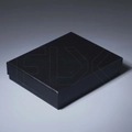 Коробочка с черной вкладкой для помадок 10 мл, черный 0_K015-135x110x30 (P001-10)-BLACK