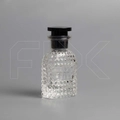 Атомайзер, 26мл, узорное стекло, черная крышка/пластик 0_S311-26 BLACK