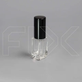 Атомайзер, прозрачное толстое стекло, черная крышка, 3,5мл 0_S068-3.5 BLACK