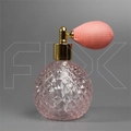 Новинка Атомайзер стеклянный с грушей, розовое стекло, 100мл 0_S150-100 PINK