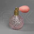 Новинка Атомайзер стеклянный с грушей, розовое стекло, 100мл 0_S150-100 PINK