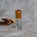 Флакон-роллер 3мл, стеклянный со стеклянным роликом, красный камень 0_M170-3 RED