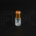 Флакон-роллер 3мл, стеклянный со стеклянным роликом, красный камень 0_M170-3 RED