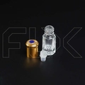 Флакон-роллер 3мл, стеклянный со стеклянным роликом, синий камень 0_M170-3 BLUE