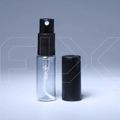 Атомайзер-защелка, пластиковый распылитель и крышка, 3мл 0_B020-3 BLACK