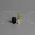 Флакон-роллер 3мл, стеклянный со стеклянным роликом (желтый) 0_M110-3:DW YELLOW