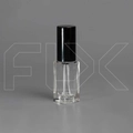 Атомайзер, прозрачное толстое стекло, черная крышка, 5мл 0_S068-5 BLACK