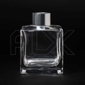 Флакон для аромадиффузора, 170мл, квадрат (серебристый) 0_D002-170-SILVER