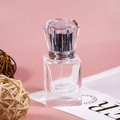 Атомайзер, 30мл, квадрат, серебристая крышка/акрил 0_S239-30 SILVER