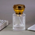 Атомайзер, 30мл, ребристый цилиндр, золотая крышка/пластик 0_S233-30 GOLD
