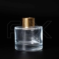 Флакон для аромадиффузора, 80мл, цилиндр (золотистый) 0_D001-80-GOLD