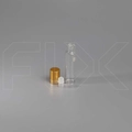Флакон-роллер 10мл, прозрачное стекло со стеклянным роликом (кратно 5) M101-10