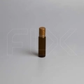 Флакон-роллер 10мл, коричневое стекло со стеклянным роликом (кратно 5) M100-10