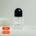 Атомайзер, 30мл, квадрат, черная крышка-купол 0_S223-30 BLACK