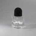 Атомайзер, 30мл, квадрат, черная крышка-купол 0_S223-30 BLACK